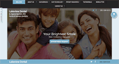 Desktop Screenshot of mylakeviewdental.com